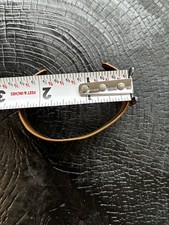 Vntg Navajo Fred Harvey Era WHEELER Co Hand Stamped Solid Copper Cuff Bracelet - Additional view 2