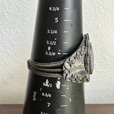 VTG  Navajo Cuff Bracelet Size 6 Agatized AZ Wood Sterling Fred Harvey 52.5g - Additional view 8