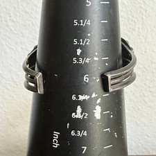 VTG  Navajo Cuff Bracelet Size 6 Agatized AZ Wood Sterling Fred Harvey 52.5g - Additional view 9