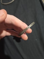 Fred Harvery Era Beaded Bracelet Sterling. - Additional view 5