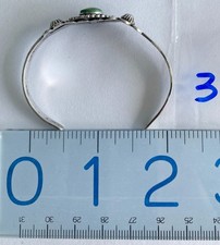 Vintage Fred Harvey Era Sterling Small Baby Child’s Size Navajo Cuff Bracelet - Additional view 7