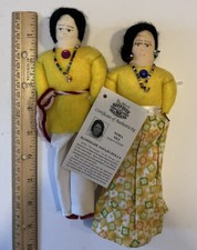 Fred Harvey Trading Co.Handmade Navajo Doll w/ Certificate of Authenticity -Pair - Additional view 2