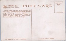 California Limited Crossing Canyon Diablo Arizona Fred Harvey Phostint Postcard - Additional view 1