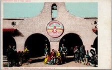 1906 Fred Harvey Indian & Mexican Building Albuquerque New Mexico Postcard - Additional view 2