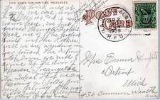 1909 Fishers Peak Trinidad Colorado Mountain Fred Harvey Postcard RR - Additional view 1