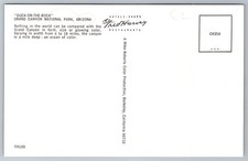 Vintage Grand Canyon 'Duck-on-the-Rock' Postcard by Fred Harvey AA165 - Additional view 1