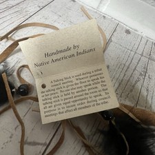 Fred Harvey Trading Company Native American Talking Stick Handmade NEW - Additional view 4