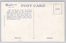 Vintage Fred Harvey Apache Canyon Postcard Glorietta Mts New Mexico - Additional view 1