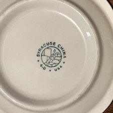 Syracuse China Berkeley Cup & Saucer – Fred Harvey Santa Fe Railroad 1965 - Additional view 11