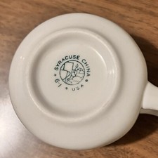 Syracuse China Berkeley Cup & Saucer – Fred Harvey Santa Fe Railroad 1965 - Additional view 17