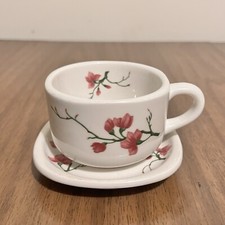 Syracuse China Berkeley Cup & Saucer – Fred Harvey Santa Fe Railroad 1965