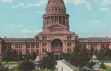 The State Capitol Austin Texas TX Fred Harvey Neoclassical Dome Postcard - Additional view 3