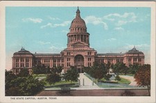 The State Capitol Austin Texas TX Fred Harvey Neoclassical Dome Postcard