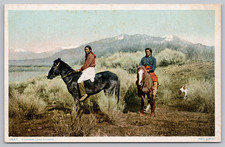 Postcard - In Navajo Land, Arizona - Fred Harvey, Phostint, Early 1900s (R1a)