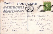 Casa Del Desierto Barstow CA 1936 Fred Harvey Railroad Station Postcard - Additional view 1