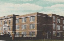 Amarillo High School Texas TX Fred Harvey Neoclassical Postcard - Additional view 3