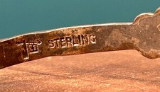 Sterling Silver Frank Harvey Trading Post Native American Bracelet Child - Additional view 4