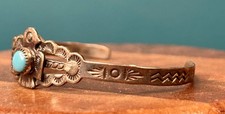 Sterling Silver Frank Harvey Trading Post Native American Bracelet Child - Additional view 5
