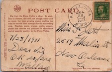 Packing Peaches Carlsbad New Mexico NM 1911 Fred Harvey Postcard - Additional view 1