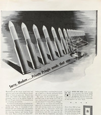 Fred Harvey Restaurants Shops Hotels Dining Car WWII Vintage 1943 Print Ad #1165 - Additional view 1