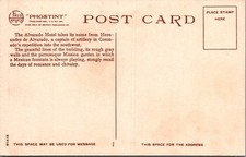 Alvarado Hotel Albuquerque New Mexico NM Fred Harvey Spanish Revival Postcard - Additional view 1