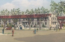 Alvarado Hotel Albuquerque New Mexico NM Fred Harvey Spanish Revival Postcard - Additional view 3