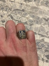 Fred Harvey Era Aarow Ring - colored signet RARE