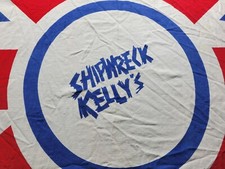 Vintage Shipwreck Kelly's Fred Harvey Banner Flag Size 45x50 Inches - Additional view 1
