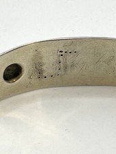 Native American Navajo Whirling Log Bracelet Pre Fred Harvey Era Sterling Cuff - Additional view 6