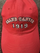 Fred Harvey Grand Canyon 1919 Red Adjustable Unisex Baseball Hat Cap USA Cotton - Additional view 2