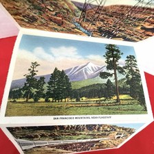 1930s  Fred Harvey ~ Arizona Grand Canyon Color Card Fanfold Booklet  18 Scenes - Additional view 7