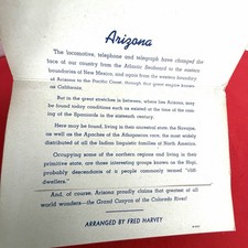 1930s  Fred Harvey ~ Arizona Grand Canyon Color Card Fanfold Booklet  18 Scenes - Additional view 10