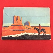1930s Fred Harvey ~ Arizona Grand Canyon Color Card Fanfold Booklet 18 Scenes