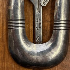 Vintage Native American Turquoise Necklace Fred Harvey Era Navajo OLD PAWN  - Additional view 8