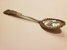 Vintage Fred Harvey Native American Sterling Silver Spoon - Indian Chief Head - Additional view 2