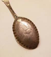 Vintage Fred Harvey Native American Sterling Silver Spoon - Indian Chief Head - Additional view 6