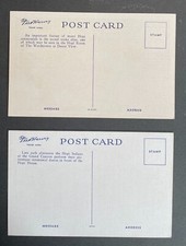 Fred Harvey Hopi Indians Dance Snake Altar 2 Linen Postcards Grand Canyon AZ - Additional view 3