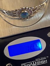 Fred Harvey Era Railroad Sterling & Turquoise Bracelet Sz 6 - 6.25 With Flex - Additional view 14