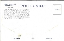 Vintage Arizona Linen Postcard Fred Harvey Grand Canyon El Tovar Hotel Aerial - Additional view 1