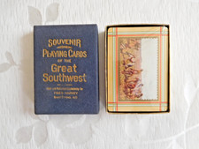 Factory Sealed Souvenir Fred Harvey Playing Cards Great Southwest ~ Original Box