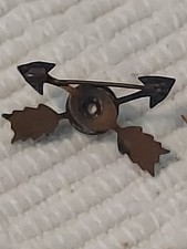 Fred Harvey Era Navajo Dine Turquoise Crossed Arrows Pin Brooch - Additional view 12