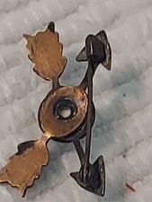 Fred Harvey Era Navajo Dine Turquoise Crossed Arrows Pin Brooch - Additional view 13