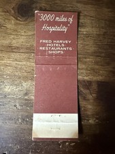 D898 Fred Harvey Hotels Restaurants Grand Canyon Vintage Matchbook Cover - Additional view 1