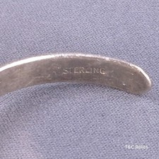 Vintage Navajo Sterling Silver Green Turquoise Fred Harvey Era Cuff Bracelet - Additional view 6