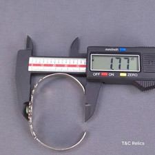 Vintage Navajo Sterling Silver Green Turquoise Fred Harvey Era Cuff Bracelet - Additional view 8