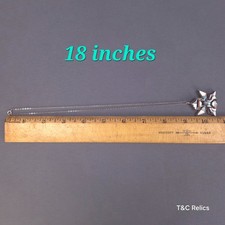 Vintage Fred Harvey Era Zuni Knifewing Pendant Necklace silver Turquoise Coral - Additional view 8