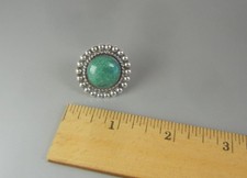 Fred Harvey Era Ring Sterling Silver Turquoise 1