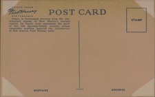 La Fonda Inn End Of The Trail Postcard Santa Fe Fred Harvey Unposted Vintage - Additional view 1