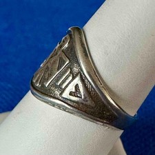 Vintage Fred Harvey Era Sterling Silver Native American Thunderbird Ring 6.75 - Additional view 4