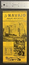 Vintage 1950s El Navajo Hotel Gallup New Mexico Fred Harvey Brochure - Additional view 3